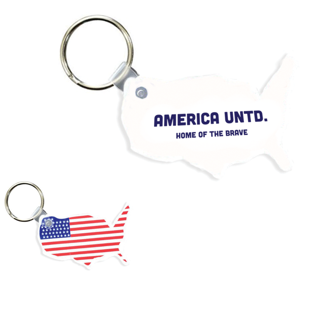 Custom USA Key Chain