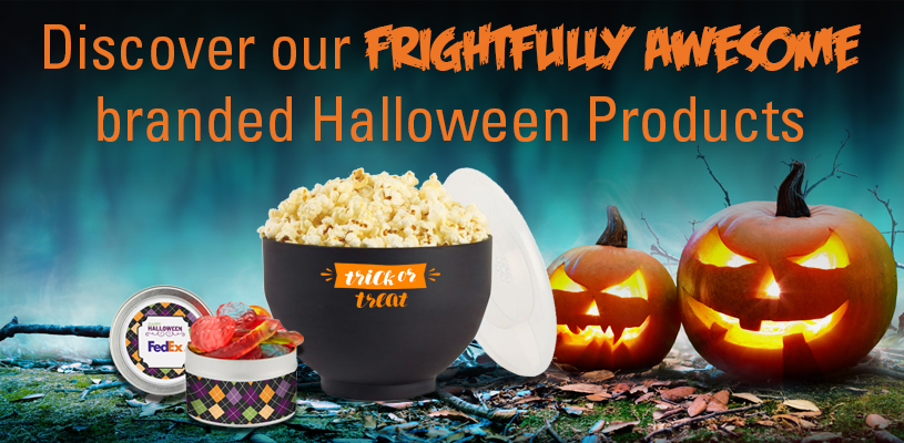 Discover our frightfully awesome branded Halloween products