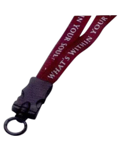 Promotional 1/2" Dye-Sublimated Lanyard w/ Snap-Buckle Release & O-Ring