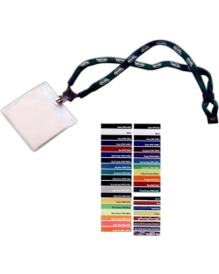 Promotional 1/2" Dual-Use Cotton Trade Show Lanyard