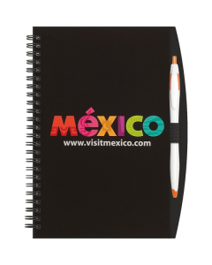 Branded SlimLine Color - SeminarPad w/ PenPort & Cougar Pen