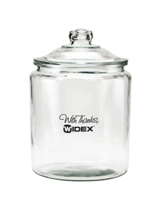 Branded 128 oz Gallon Glass Jar
