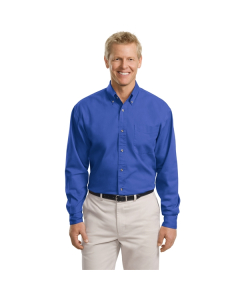 Promotional Port Authority Tall Long Sleeve Twill Shirt.