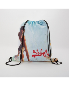 Promotional Dye-Sublimated Drawstring Backpack