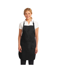 Branded Port Authority Easy Care Full-Length Apron with Stain Rel...