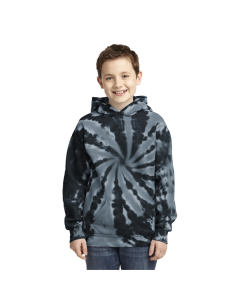 Promotional Port & Company Youth Tie-Dye Pullover Hooded Sweatshirt.