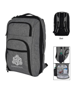 Promotional HEATHERED RFID LAPTOP BACKPACK & BRIEFCASE
