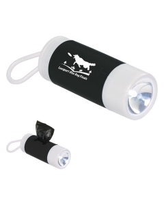 Branded Dog Bag Dispenser With Flashlight
