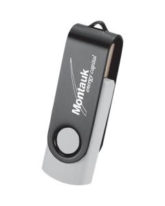 Rotate Black Clip Flash Drive 8GB