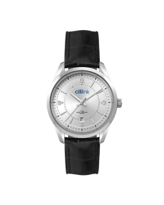 Branded 33MM METAL SILVER CASE, 3 HAND MVMT, SILVER DIAL, ...