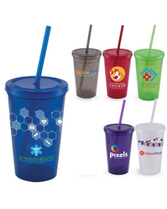 Branded Explore - ColorJet - 16 Oz. Double Wall Tumbler Cup