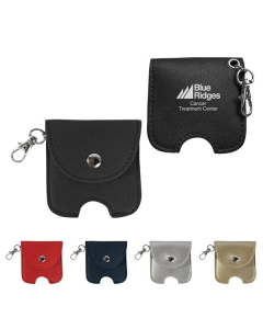 Branded Leatherette Pouch for Hand Sanitizer