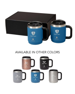 Branded Manna Boulder Two-Piece Camping Mug Gift Set