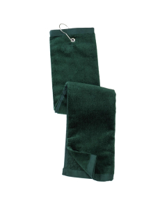 Branded Port Authority Grommeted Tri-Fold Golf Towel.