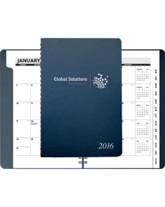 Branded FlexPlanner - Medium Prestige Flex Wrap Monthly Calendar