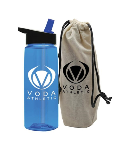 Branded 26 oz. Flair Bottle in a Cotton Tote