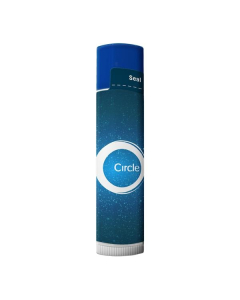 Promotional SPF 15 Lip Balm In White Tube With Colored Cap