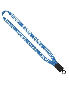Promotional 3/4" Recycled PET Dye-Sublimated Lanyard w/Snap-Buckle