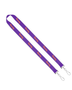 Promotional Import Rush 3/4" Polyester Sewn 2-Ended Lanyard