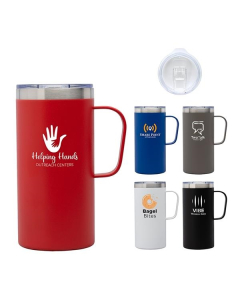 Promotional Sutcliff 20 oz. Double Wall, Stainless Steel Camping Mug