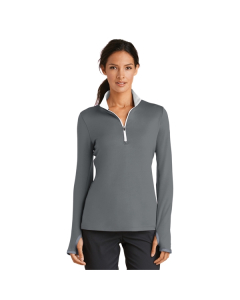 Promotional Nike Ladies Dri-FIT Stretch 1/2-Zip Cover-Up.