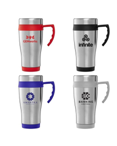 Branded Legend Plus - 16 oz. Stainless Steel Travel Mug with Handle