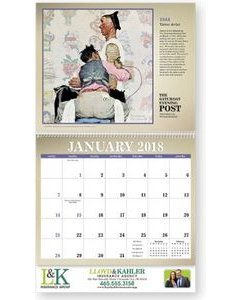 Branded Triumph The Saturday Evening Post Appointment Calendar Masterpieces