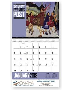 Promotional Triumph The Saturday Evening Post Appointment Calendar Artwork