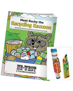 Promotional Coloring Book: Meet Rocky the Recycling Raccoon