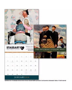 Promotional Triumph The Saturday Evening Post Illustrations by Norman Rockwell Calendar