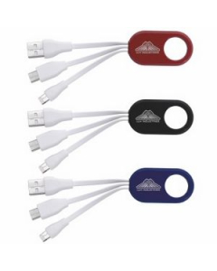 Promotional Light-Up Dual Charging Cable with USB-C