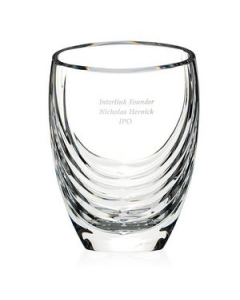 Promotional Siena Clear Crystal Vase