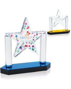Promotional Jaffa Acrylic Floating Star Award