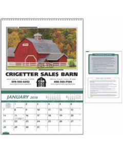Branded Triumph Farm Pocket Calendar