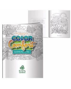 Promotional Adult Coloring Book - Serenity by the Sea