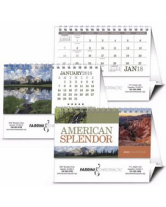 Branded Triumph American Splendor Desk Calendar
