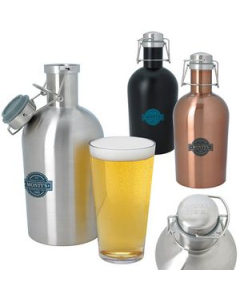 Promotional 64 Oz Stainless Growler Bottle