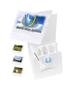 Promotional 41 Golf Tee Packet with Ball Marker  2 34