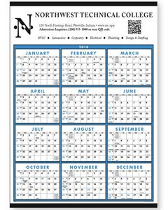 Branded Triumph SpanAYear NonLaminated Calendar
