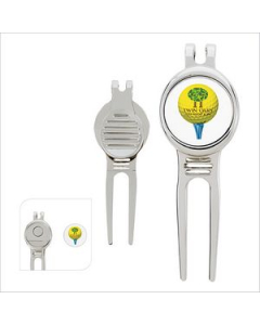 Promotional Golfers Divot Tool with Ball Marker