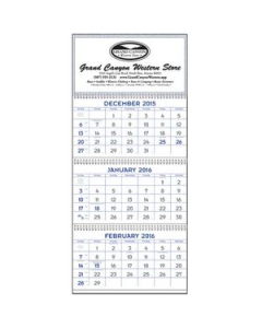 Promotional Triumph Blue  Gray Commercial Planner Calendar