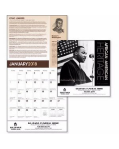 Branded Triumph African American Heritage Dr Martin Luther King Jr Calendar