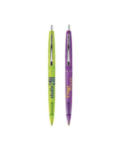 Branded BIC Clear Clics Pen