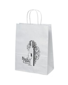 Branded Jenny White Shoppers Bag Flexo Ink