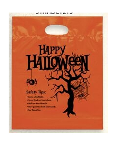 Promotional Fright Night Die Cut Halloween Bag