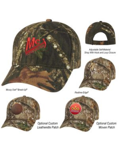 Branded Realtree And Mossy Oak Hunters Retreat Camouflage Cap