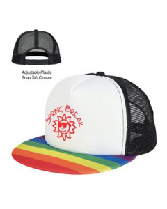 Branded Rainbow Trucker Cap