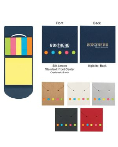 Promotional Sticky Notes And Flags In Pocket Case