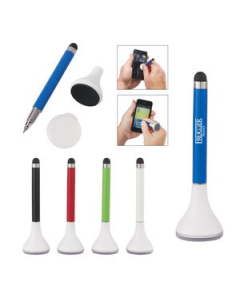 Branded Stylus Pen Stand With Screen Cleaner
