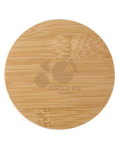 Branded 26 Oz Glass Container With Bamboo Lid